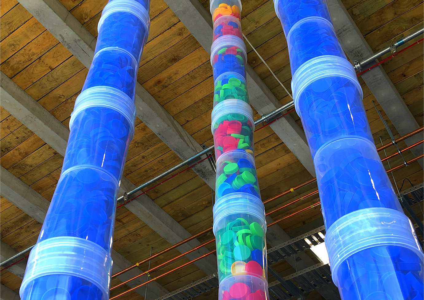 Plastic sculpture by Tony O'Keefe. Artist from Queenstown, New Zealand