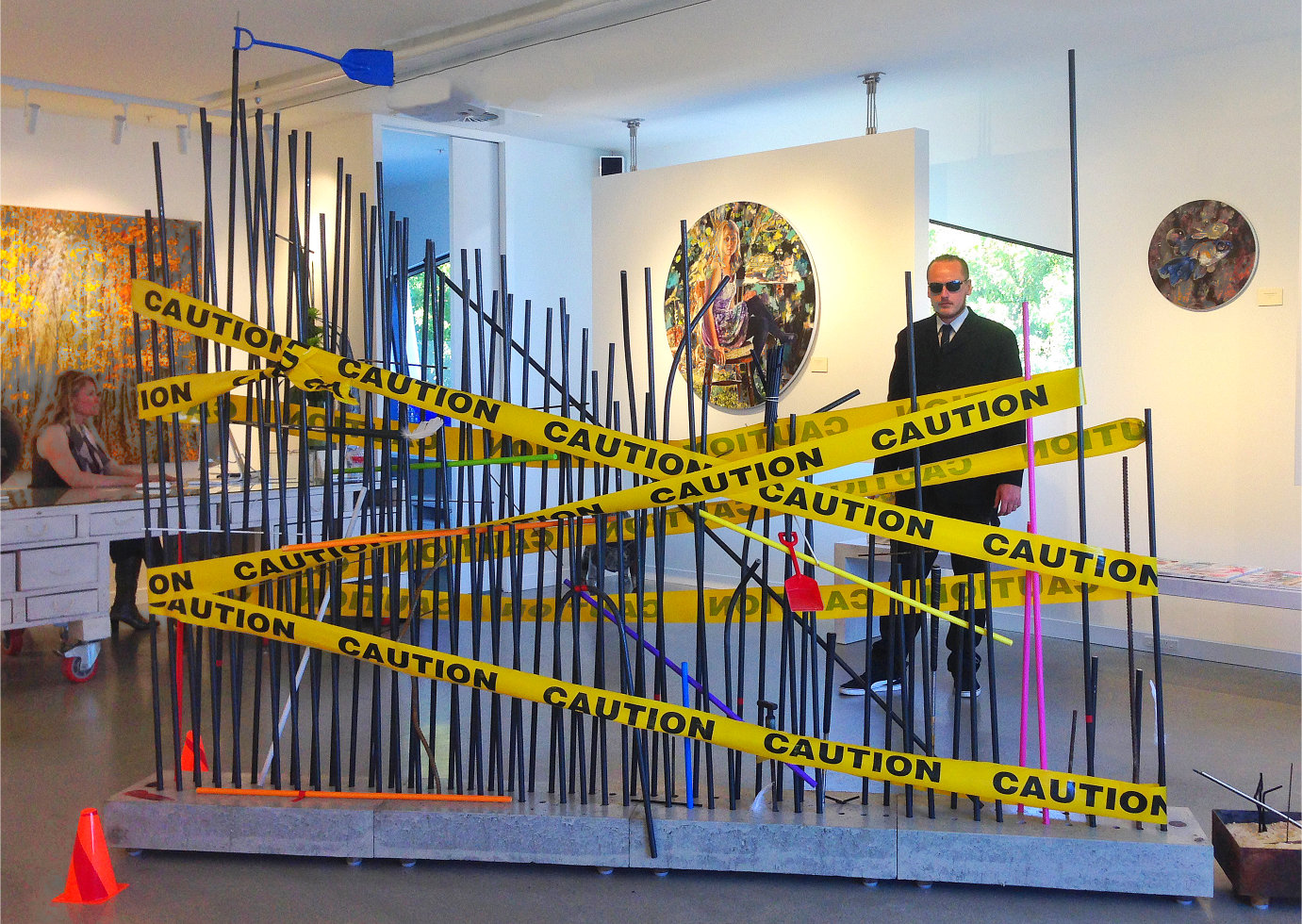 Plastic sculpture by Tony O'Keefe. Artist from Queenstown, New Zealand