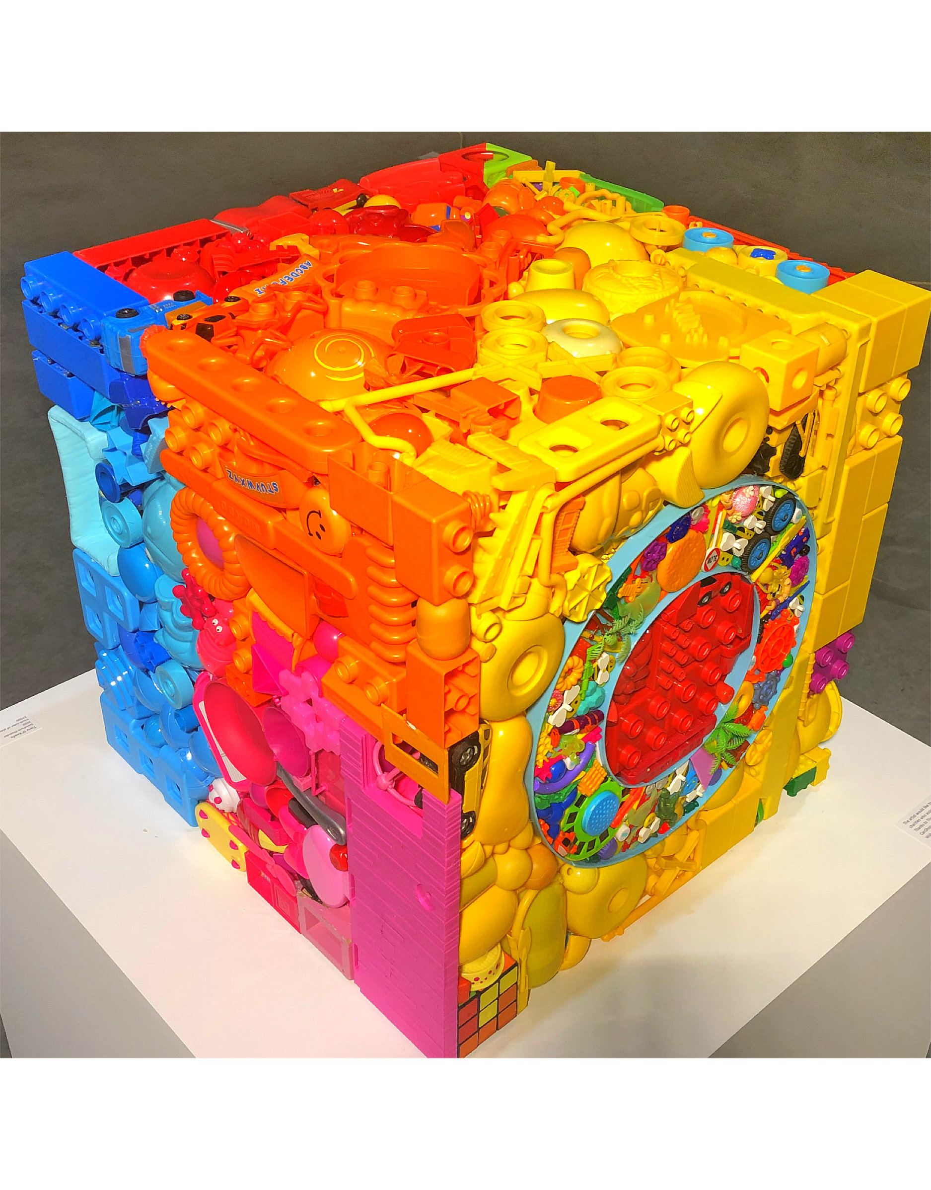 Plastic toy sculpture by Tony O'Keefe. Artist from Queenstown New Zealand