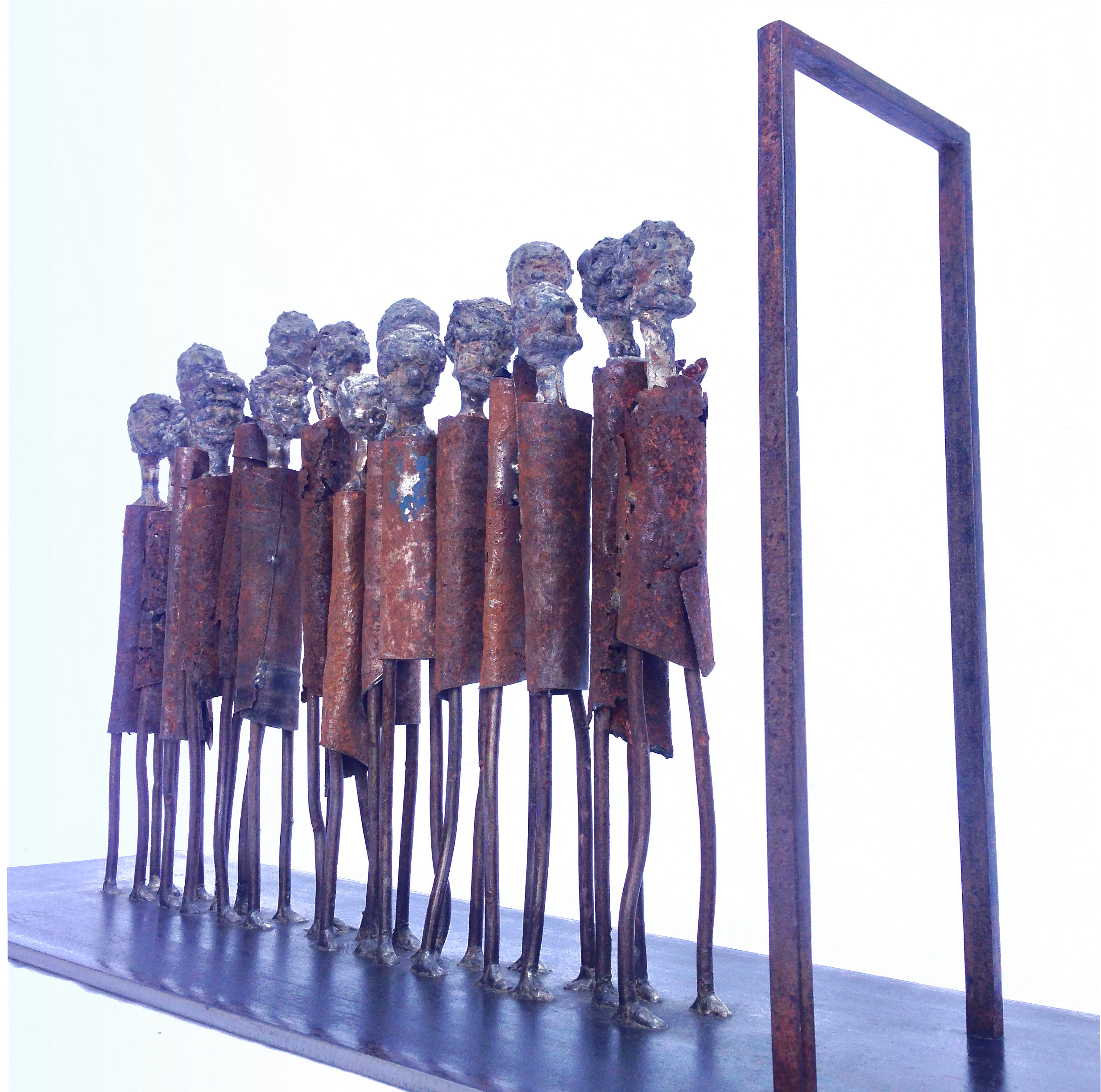 the-queue-steel-sculpture-by-tony-o'keefe
