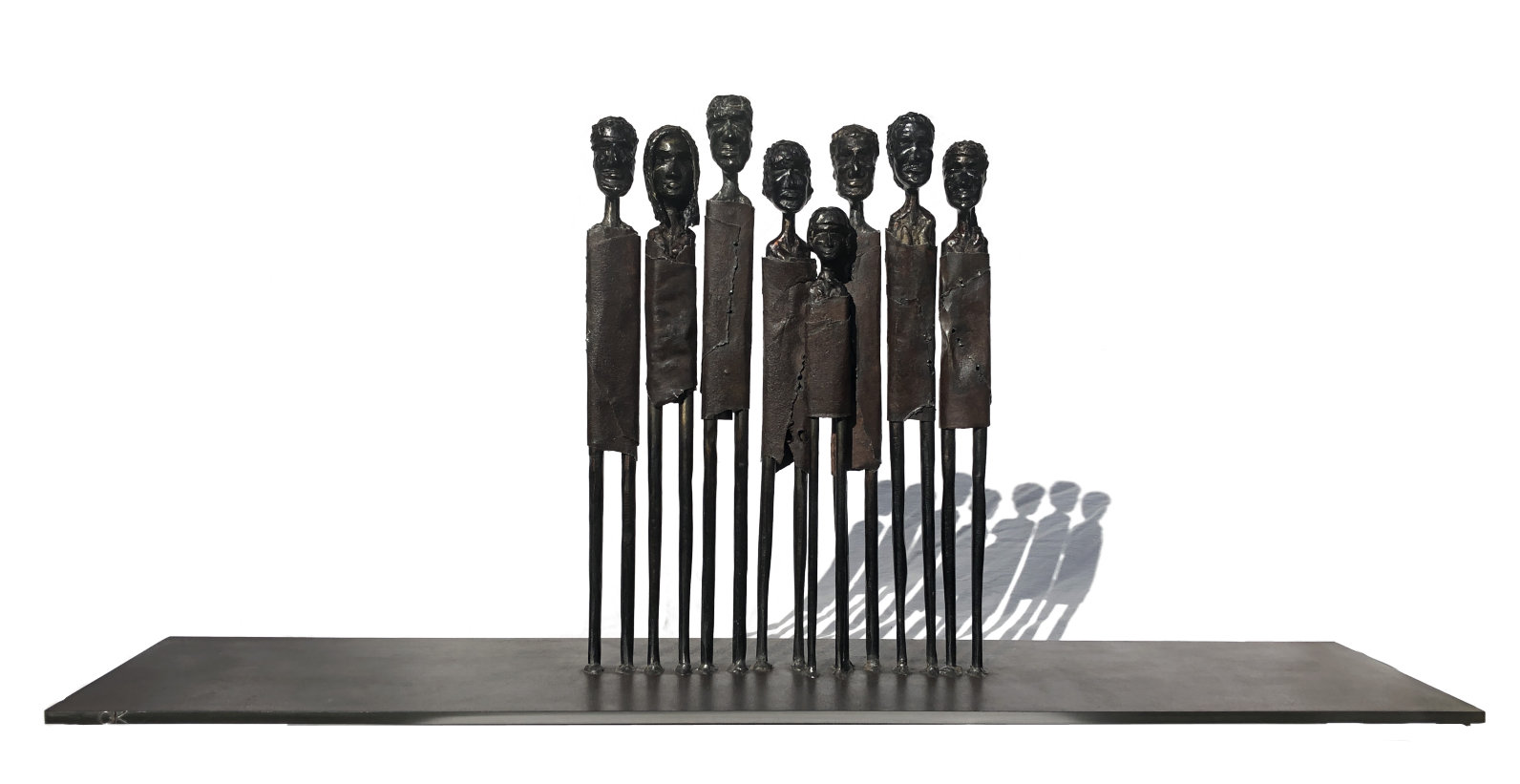 Generation 8 - steel sculpture by Tony O'Keefe. New Zealand artist.