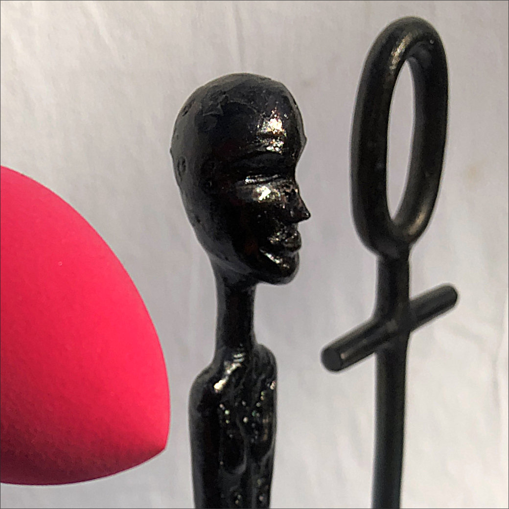 Transfiguration. Steel sculpture by Tony O'Keefe. New Zealand artist.